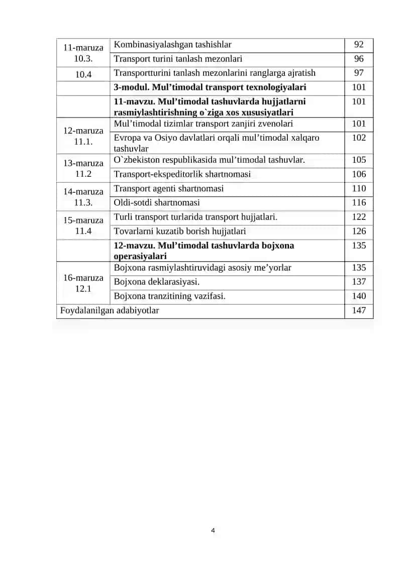 Multimodal tashuvlar texnologiyasi 4
