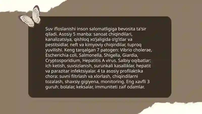 Ekologiyaning inson salomatligiga ta'siri 4