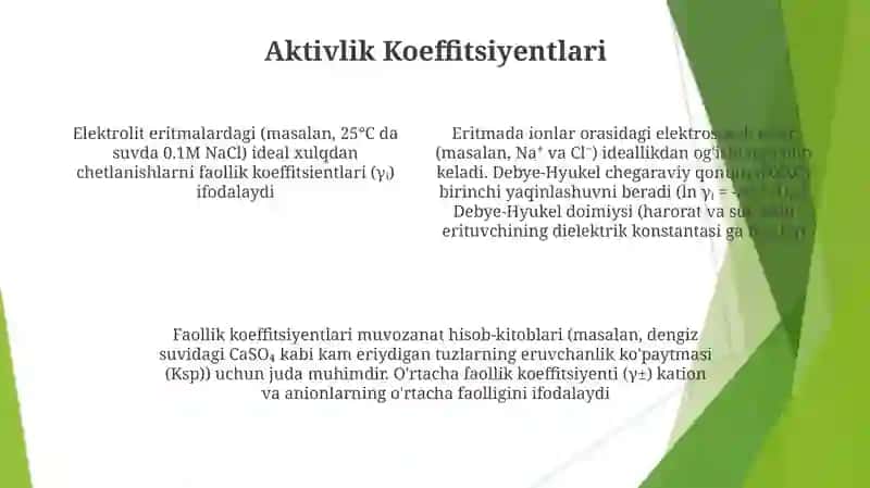 Elektrolitlarning elektrostatik nazariyasi 4
