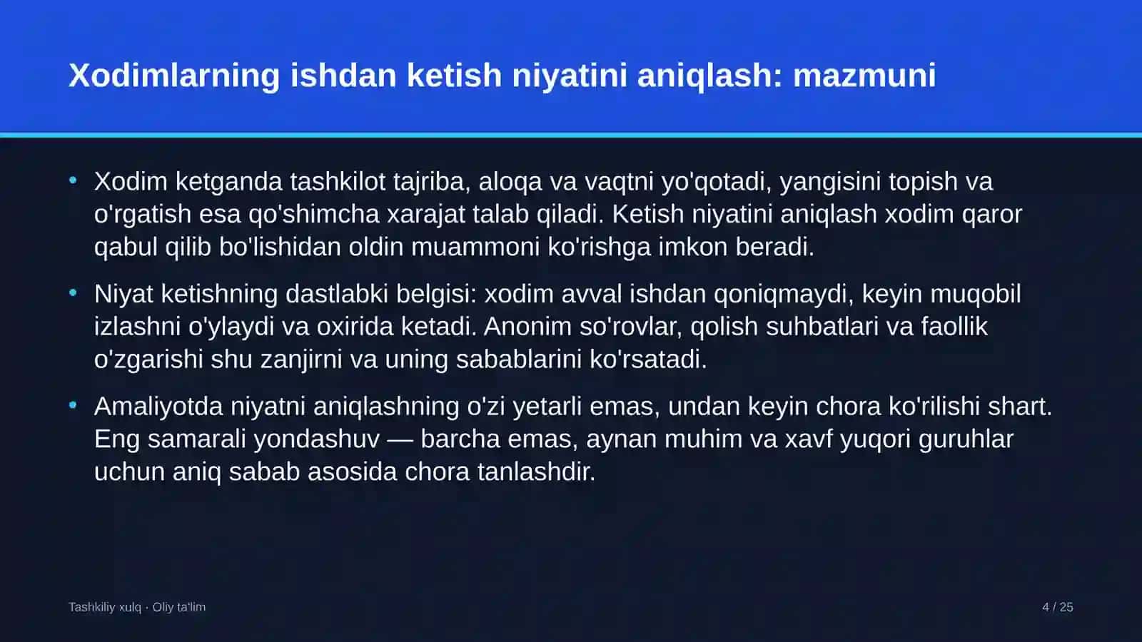 moda sanoatida xodimlarning ishdan ketish niyatini aniqlash 5140 4