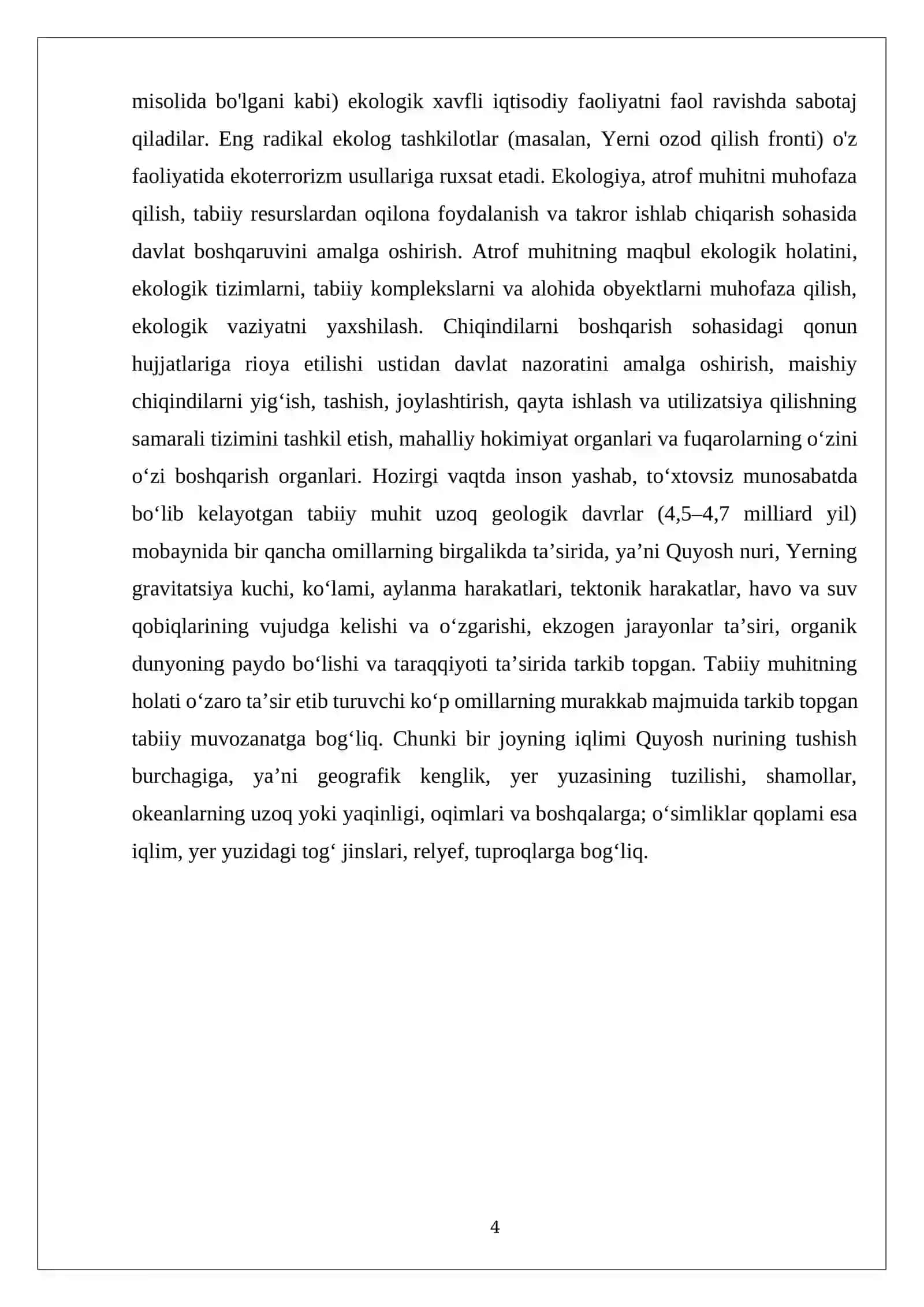 Atrof-muhitni muhofaza qilishni boshqarish tizimlarini sertifikatlashtirish 4