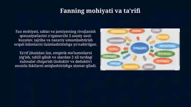 Fanning asosiy vazifalari va tarkibiy qismlari 4