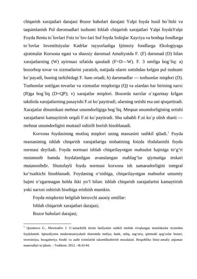 Foyda normasi va massasi 4
