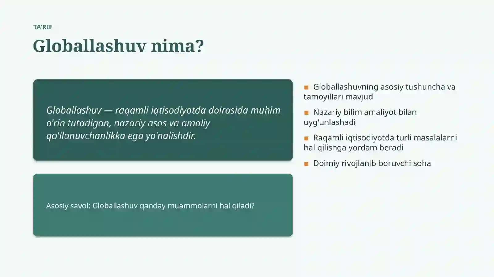 Globallashuv 4