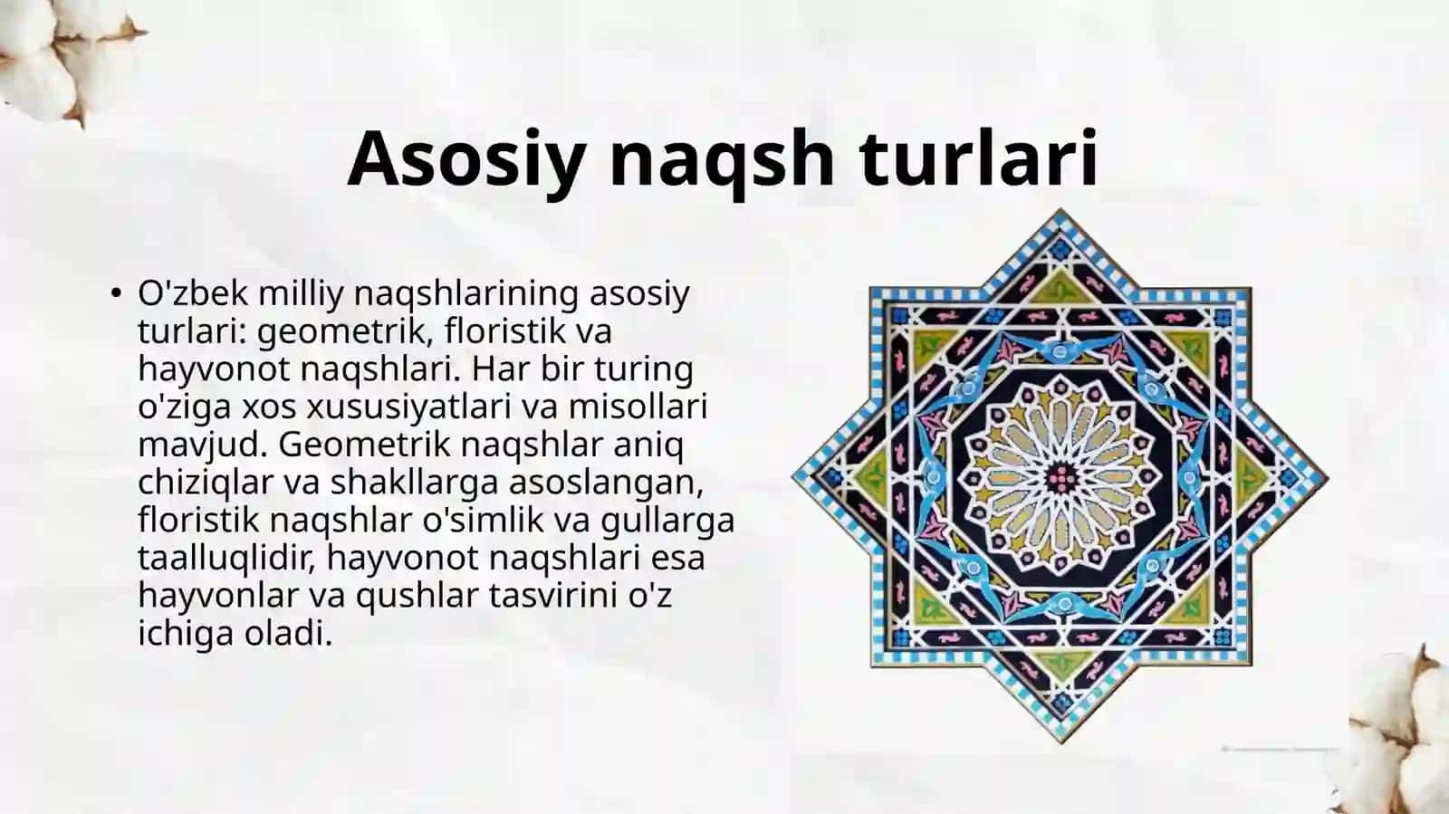 Oʻzbek milliy naqshlari 4