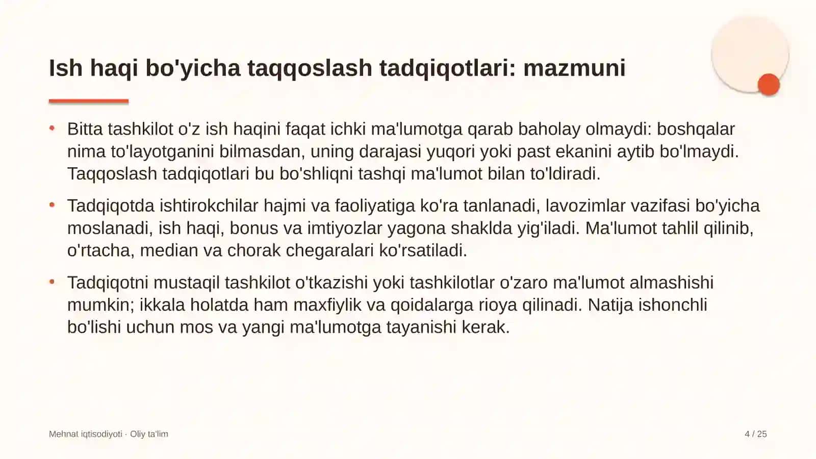 davlat moliyaviy nazorati organlarida xodimlar ish haqi bo'yicha taqqoslash tadqiqotlari 7812 4