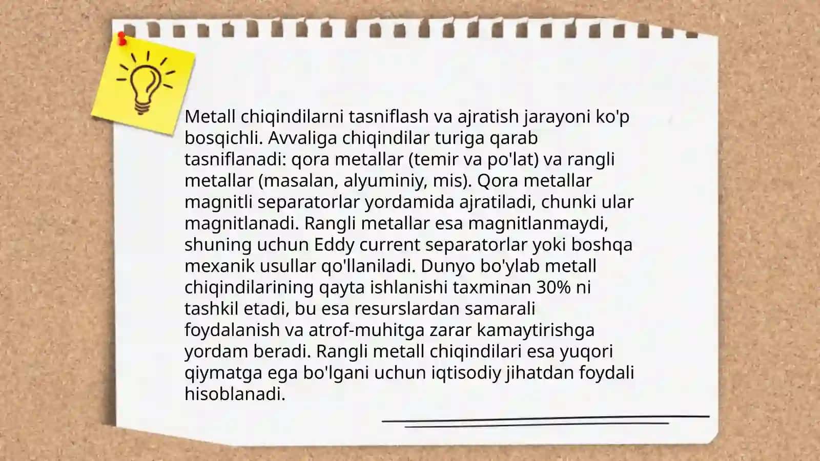 Temir-tersak va metall chiqindilarini birlamchi qayta ishlash 4