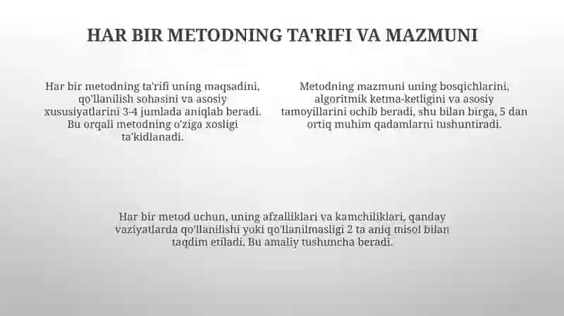 10 ta metoddan mazmunini otkazish tartibi 4