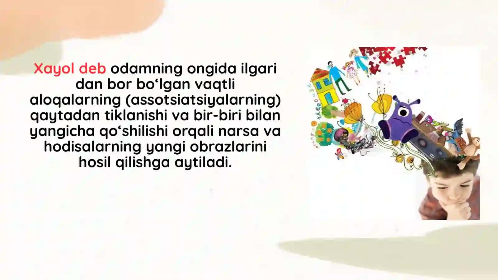 Xayol va Tasavvurlar 4