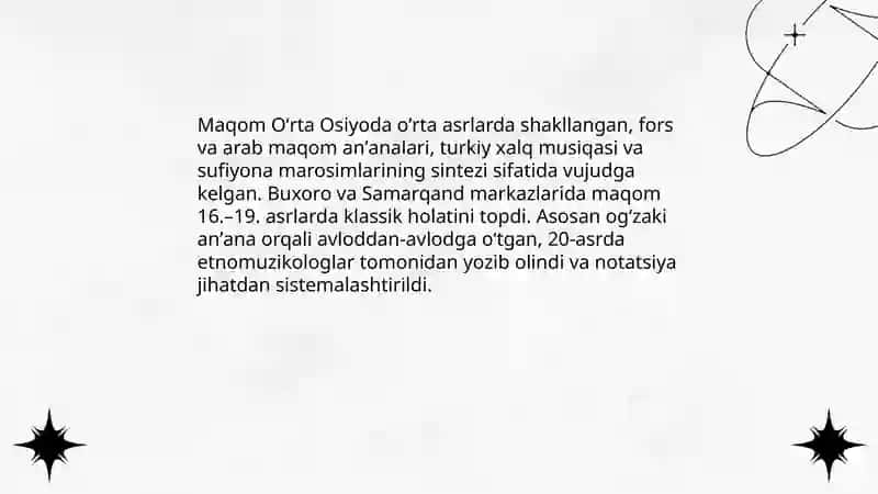Maqom haqida tushuncha 4