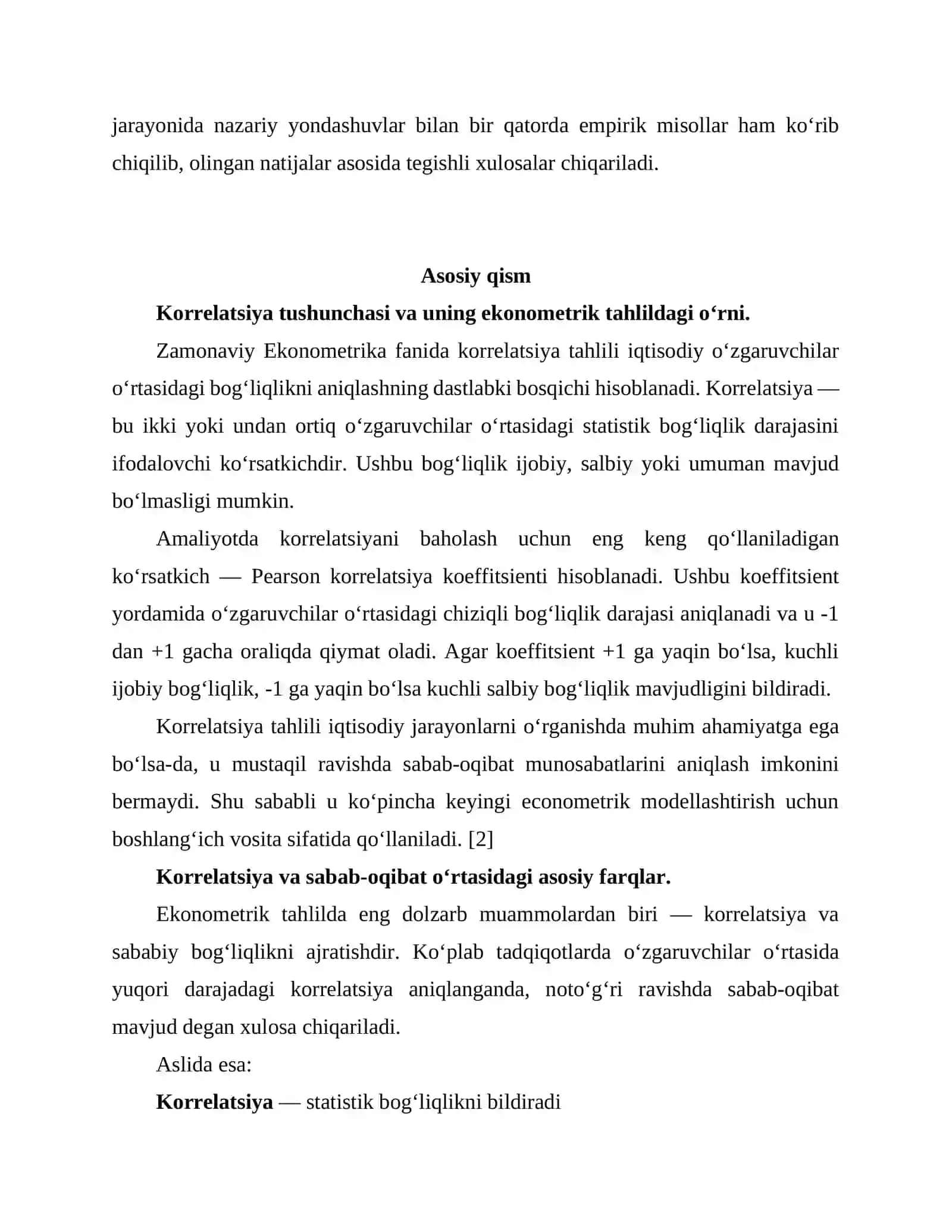 KORRELATSIYA VA SABAB-OQIBAT MUAMMOSI EKONOMETRIKADA 4