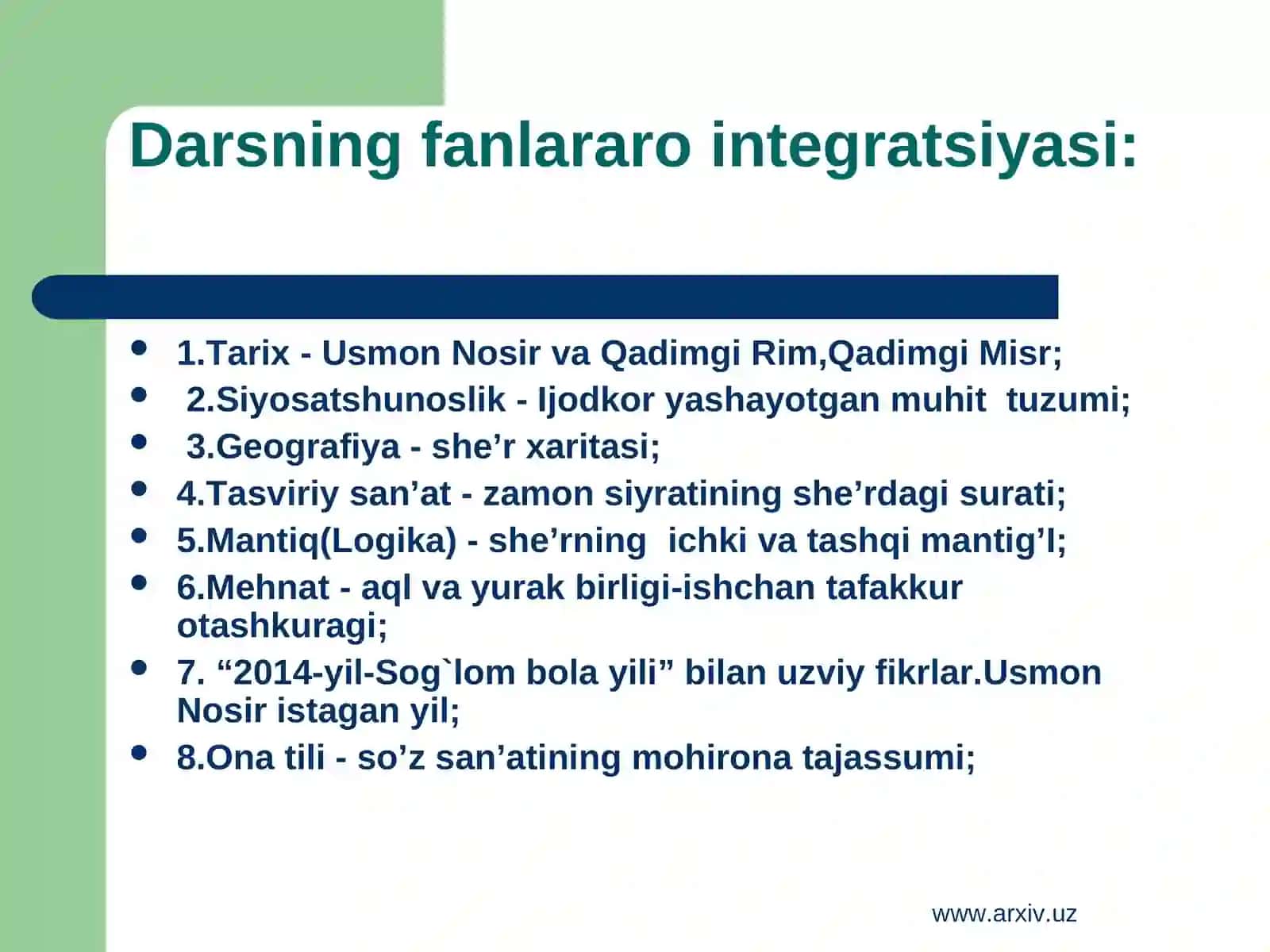 Usmon Nosir ijodidan “Nil va Rim” she’ri tahlili 4
