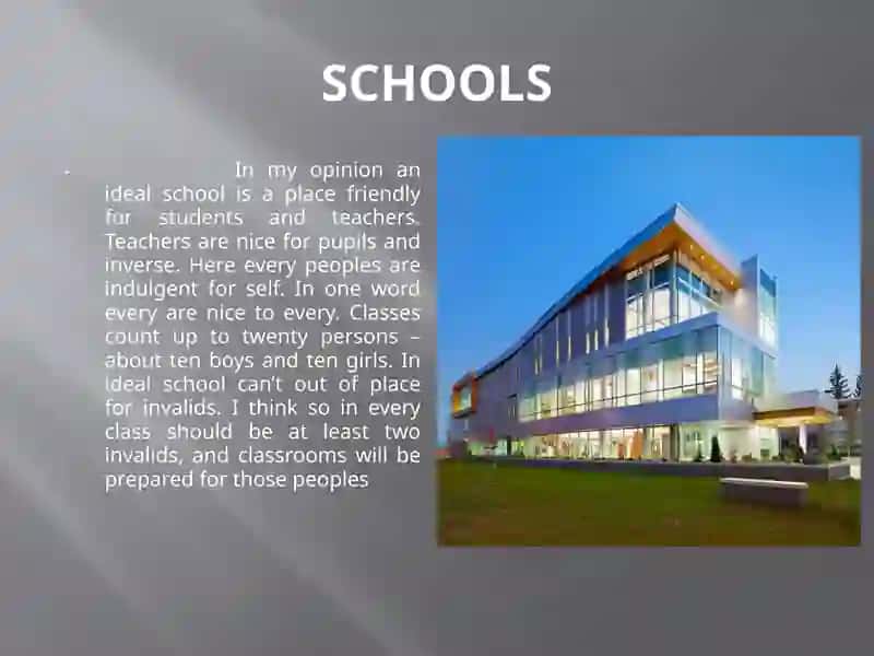 "Ideal in school" 4