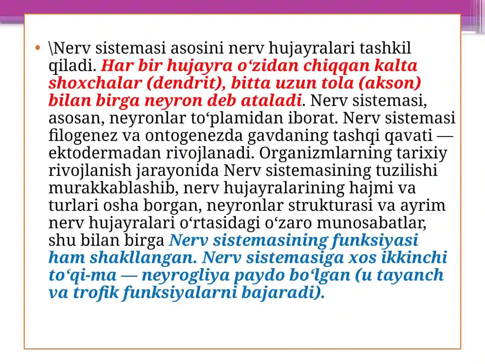 Nervsistemasi 4