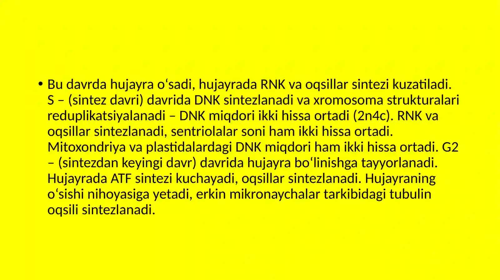 Mitozning biologik ahamiyati 4