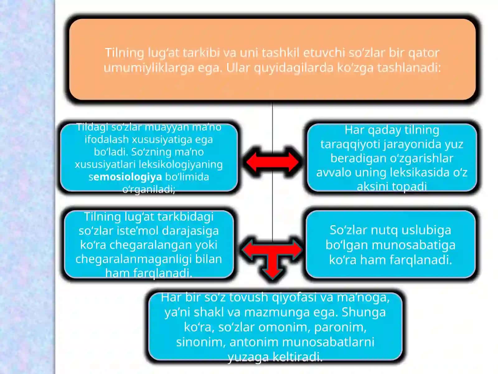 O’zbek  tilida  leksikologiya 4