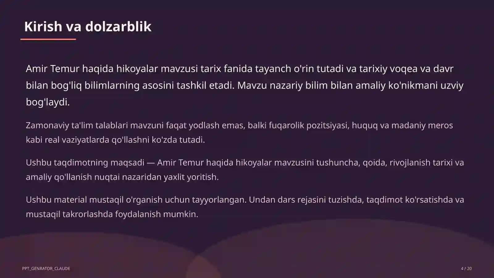 Amir Temur haqida hikoyalar (5-sinf) 4