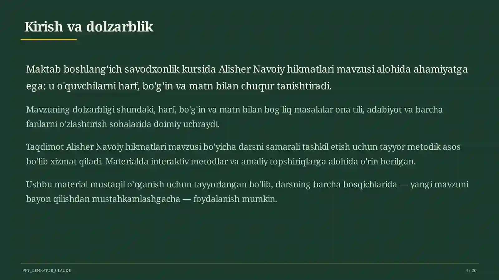 Alisher Navoiy hikmatlari (3-sinf) 4