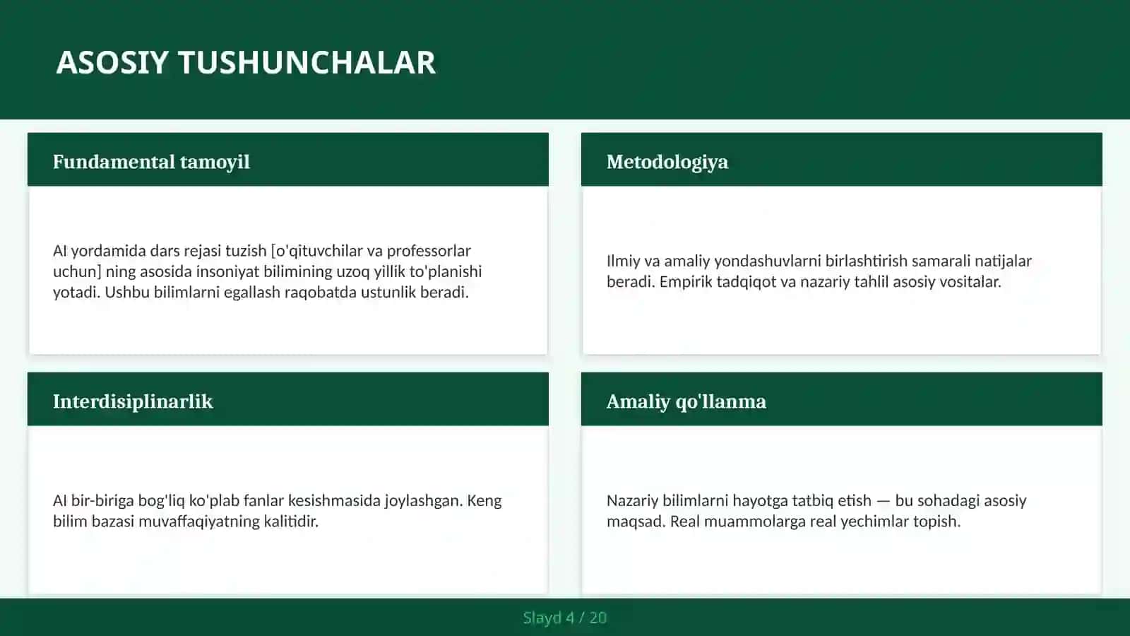 AI yordamida dars rejasi tuzish [o'qituvchilar va professorlar uchun] 4