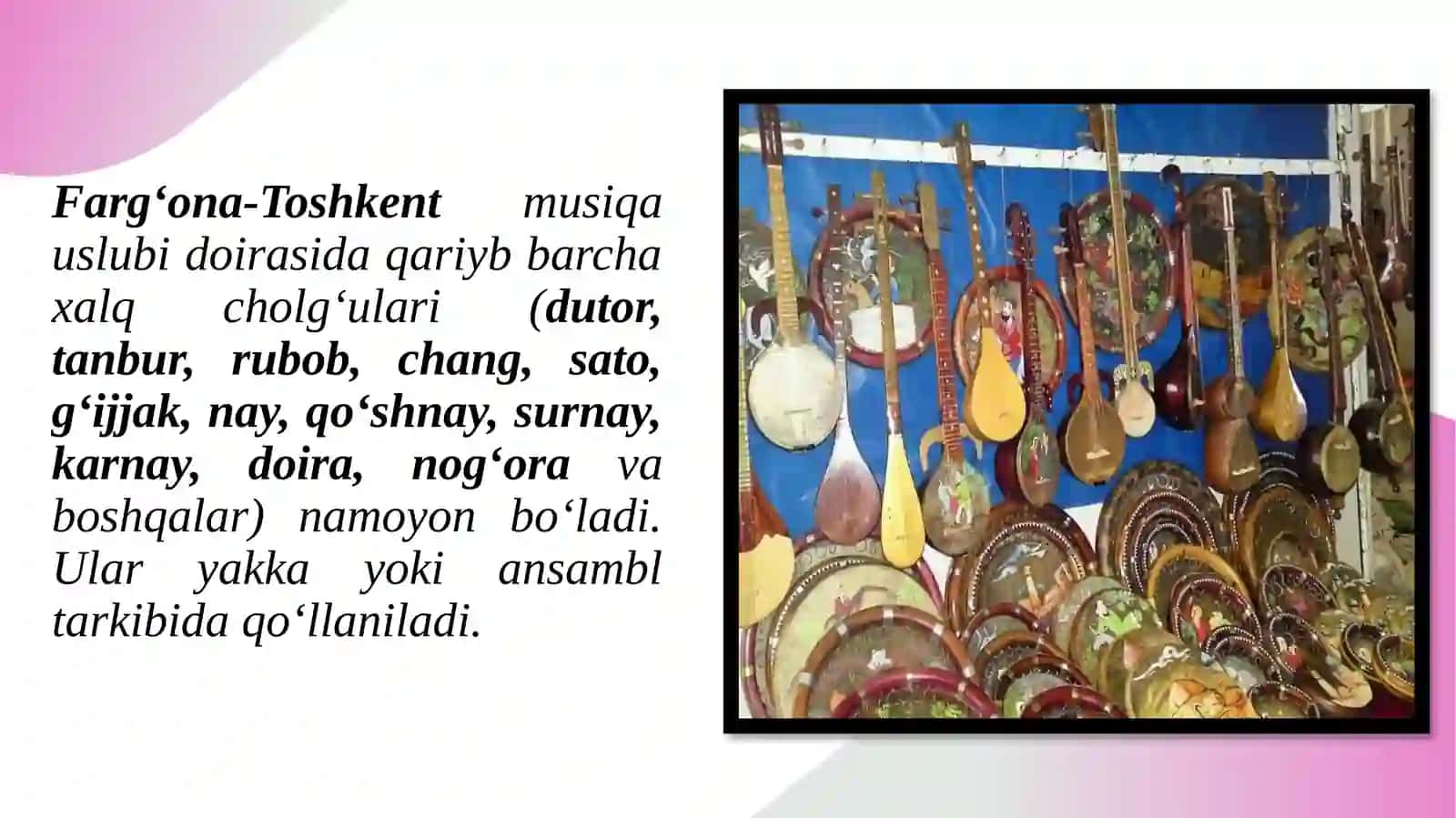 FARG'ONA-TOSHKENT MUSIQA USLUBI VA HUDUDGA XOS CHOLG‘ULAR 4