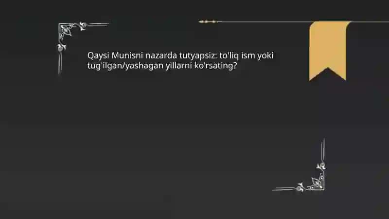 Munis va Ogahiy she'riyati va hayoti 4