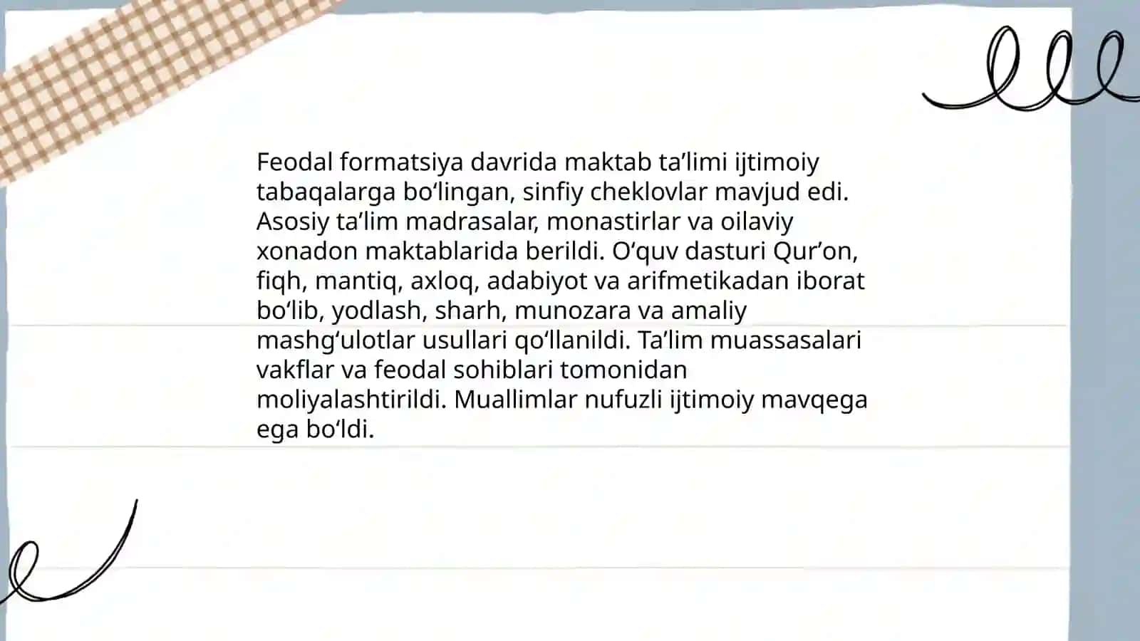 Qadimiy jamiyatda ta'lim-tarbiya tizimi va maʼrifiy anʼanalar 4