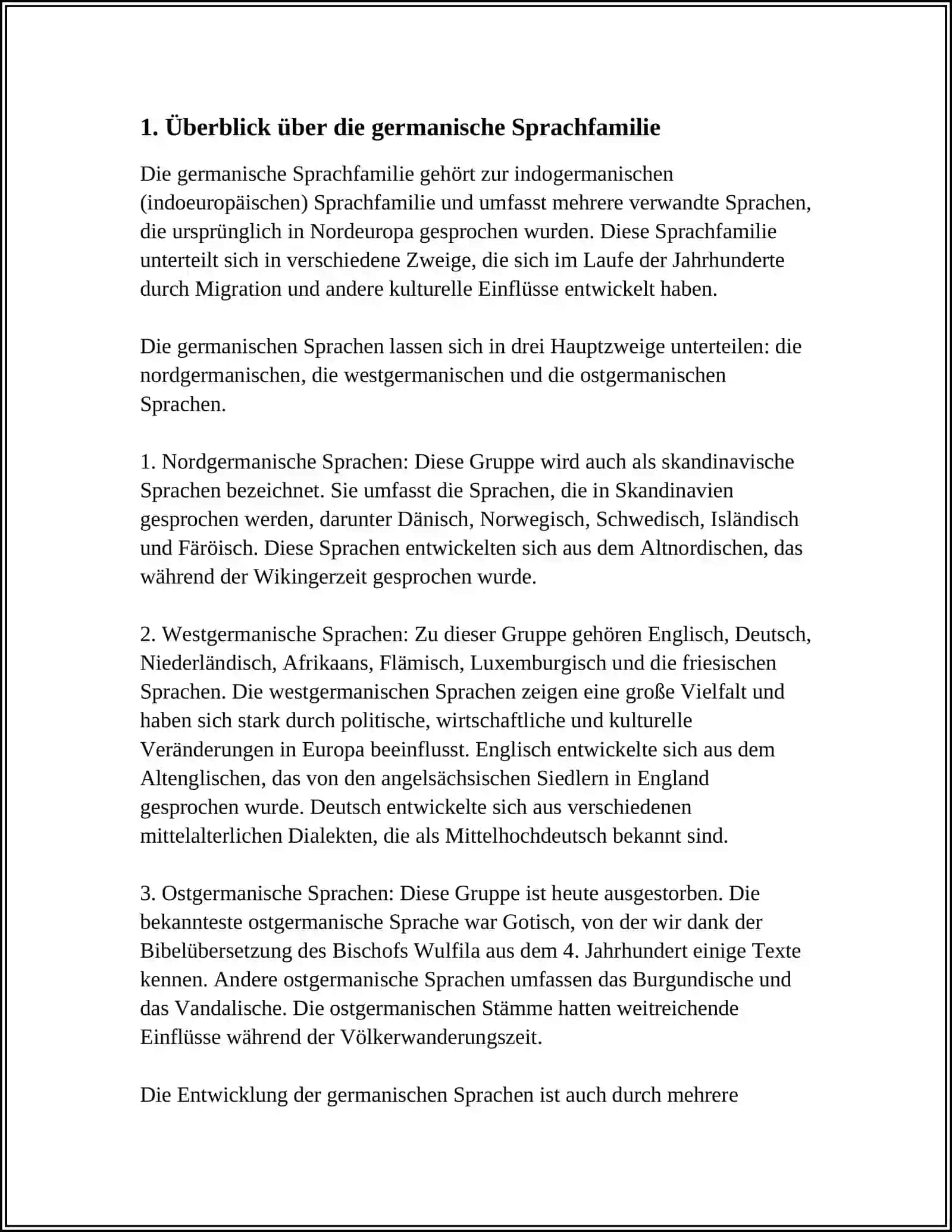 BEGINN DES STUDIUMS DER GERMANISCHEN SPRACHEN 4