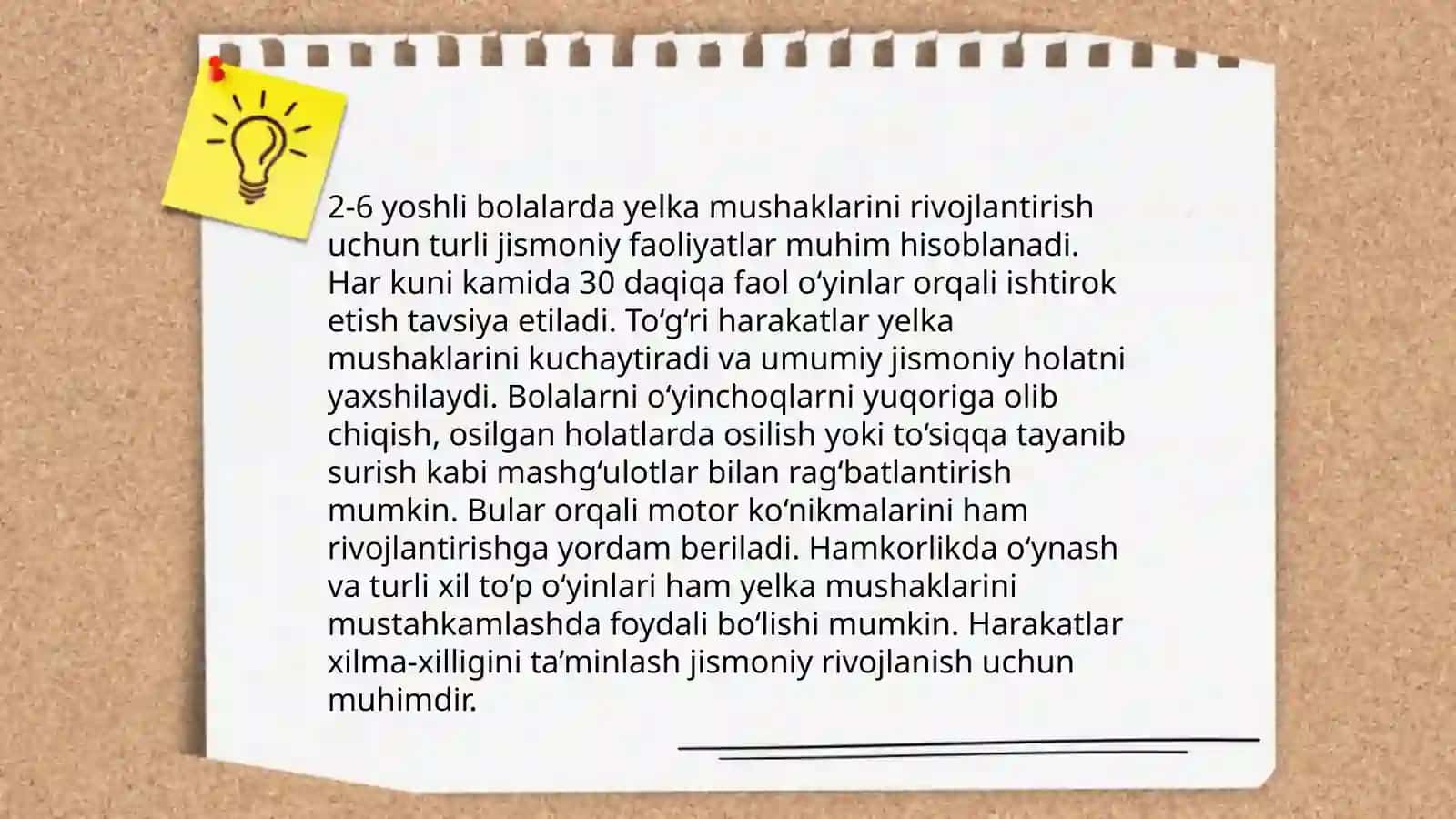 3-6 yoshli bolalarda yelka mushaklarini rivojlantiruvchi mashqlar 4