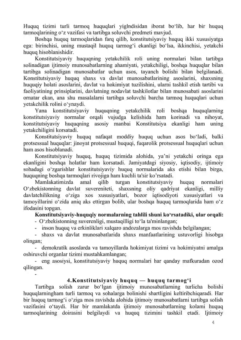 Konstitutsiyaviy huquqning umumiy tasnifi 4