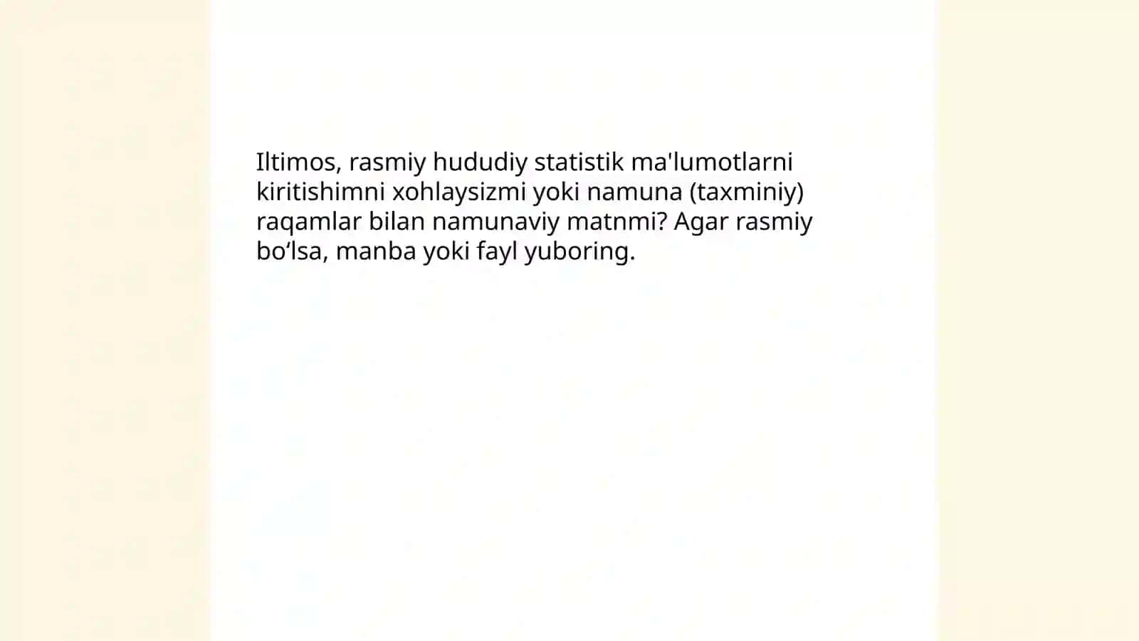 Respublika boʻyicha yongʻinlar sodir boʻlishi va ularda koʻriladigan zararlar toʻgʻrisida statik 4