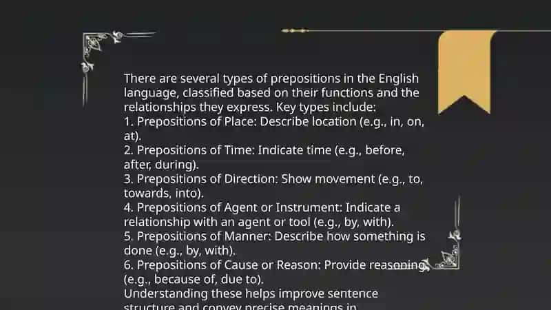 Prepositions and present simple passive 4