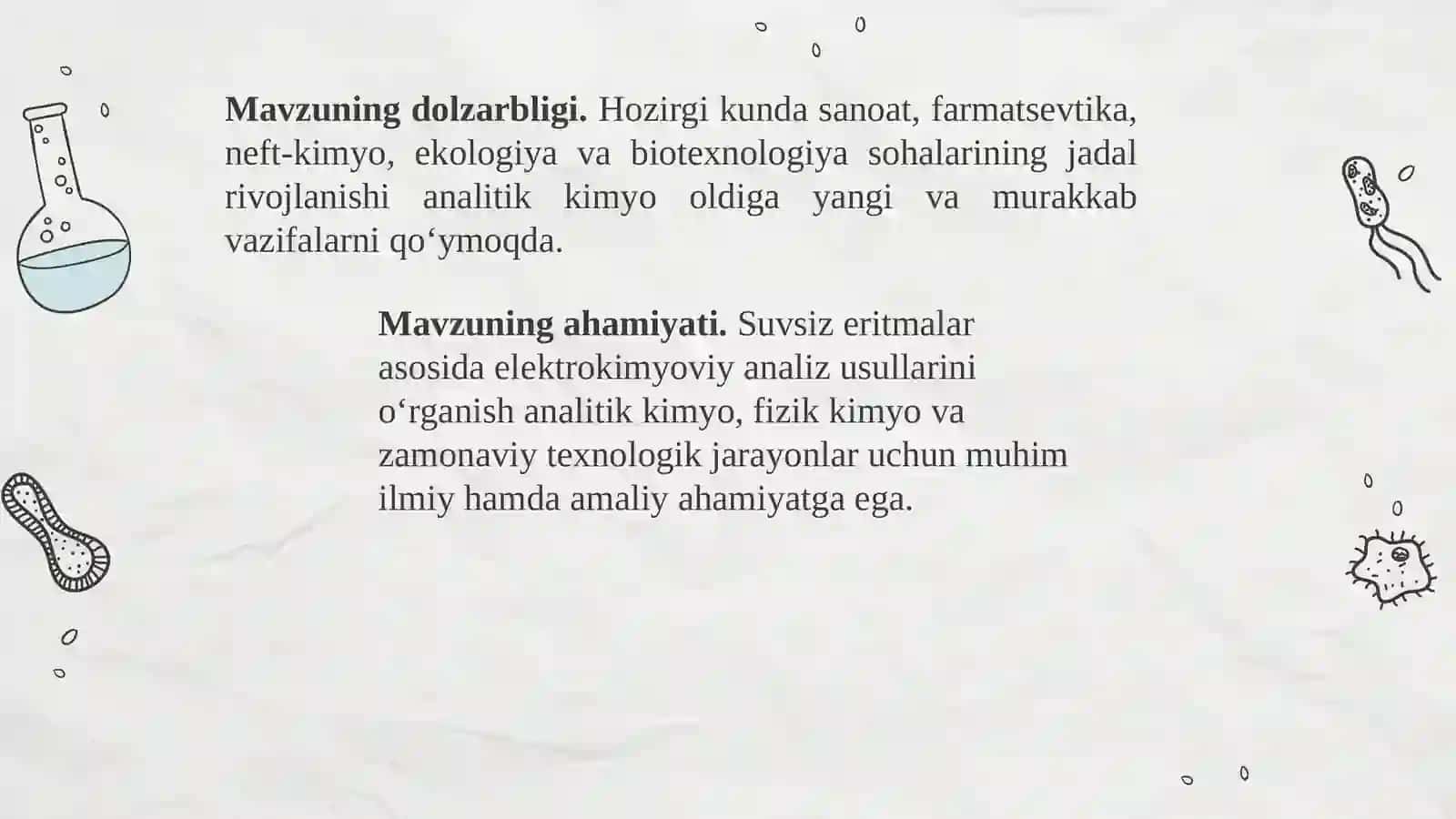 Suvsizeritmalarning elektirkimyoviy analiz usullari 4