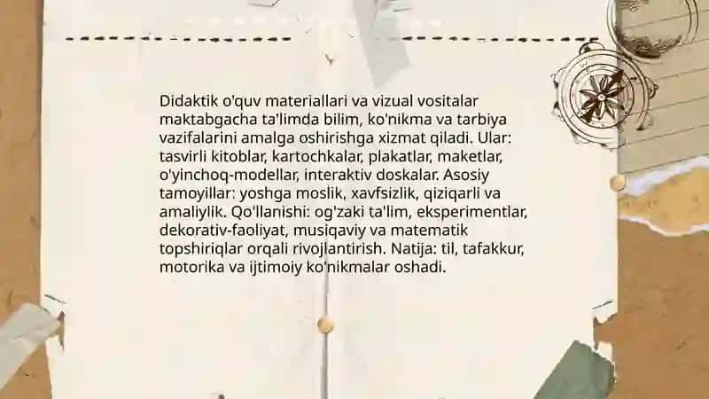 Maktabgacha taʼlimda tarbiya berish usullari va vositalari 4
