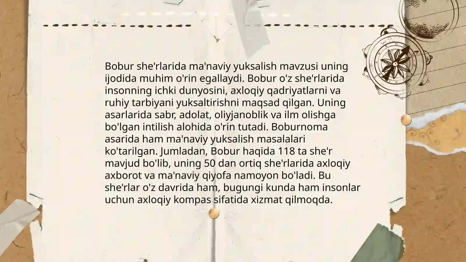 Bobur she'riyatida tasavvufona g'oyalar 4