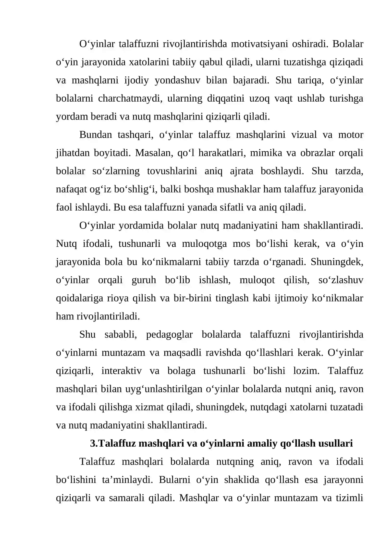 Bolalarni to'g'ri talaffuzga o'rgatishda o'yinlardan foydalanish 4