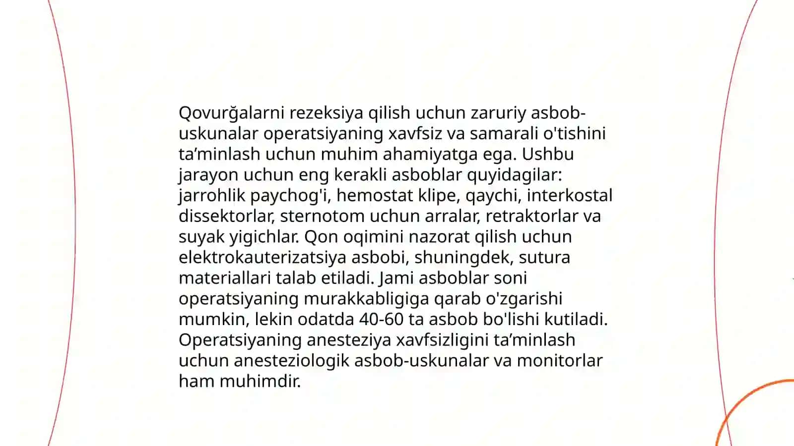 Qovurğalarni rezeksiya qilish texnikasi 4