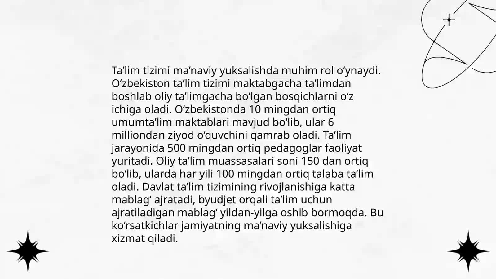 Yangi O’zbekistonda amalga oshirilayotgan ma’naviy o’zgarishlar 4