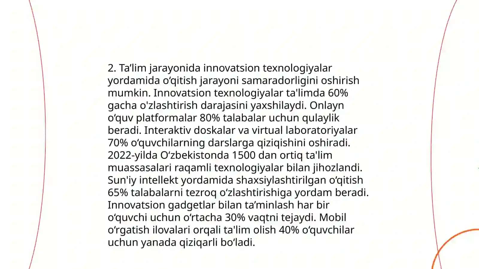Ta’limda texnologik yondashuvning ahamiyati 4