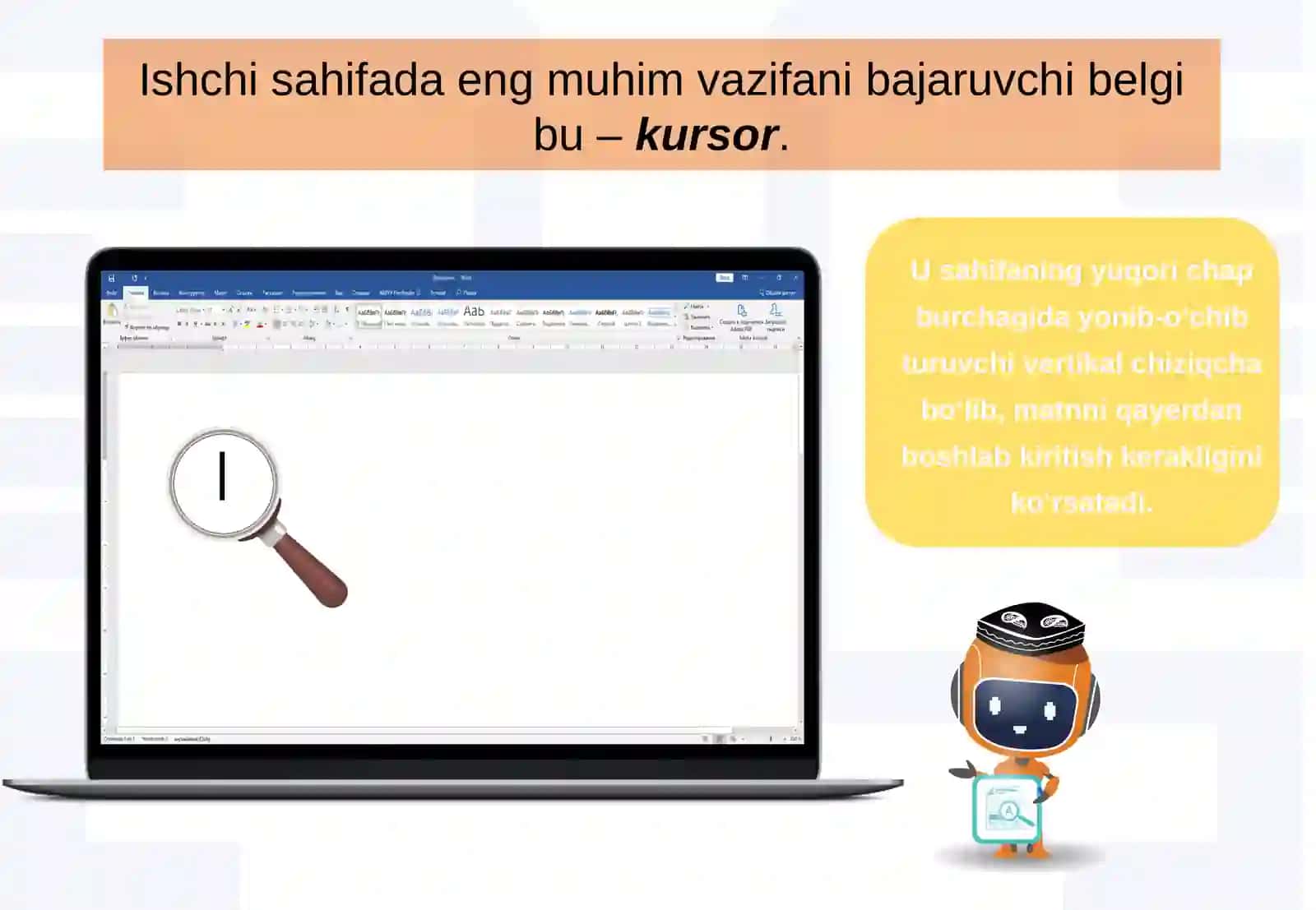 Ms Word dasturi dasturida hujjat yaratish va tahrirlash 4