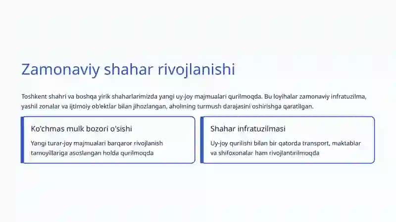 Uy-joy Siyosati: O'zbekistonning Barqaror Rivojlanish Yo'li 4