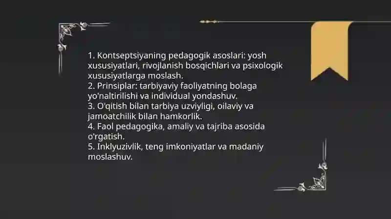 Sinfdan va maktabdan tashqari tarbiyaviy ishlar kontseptsiyasi 4