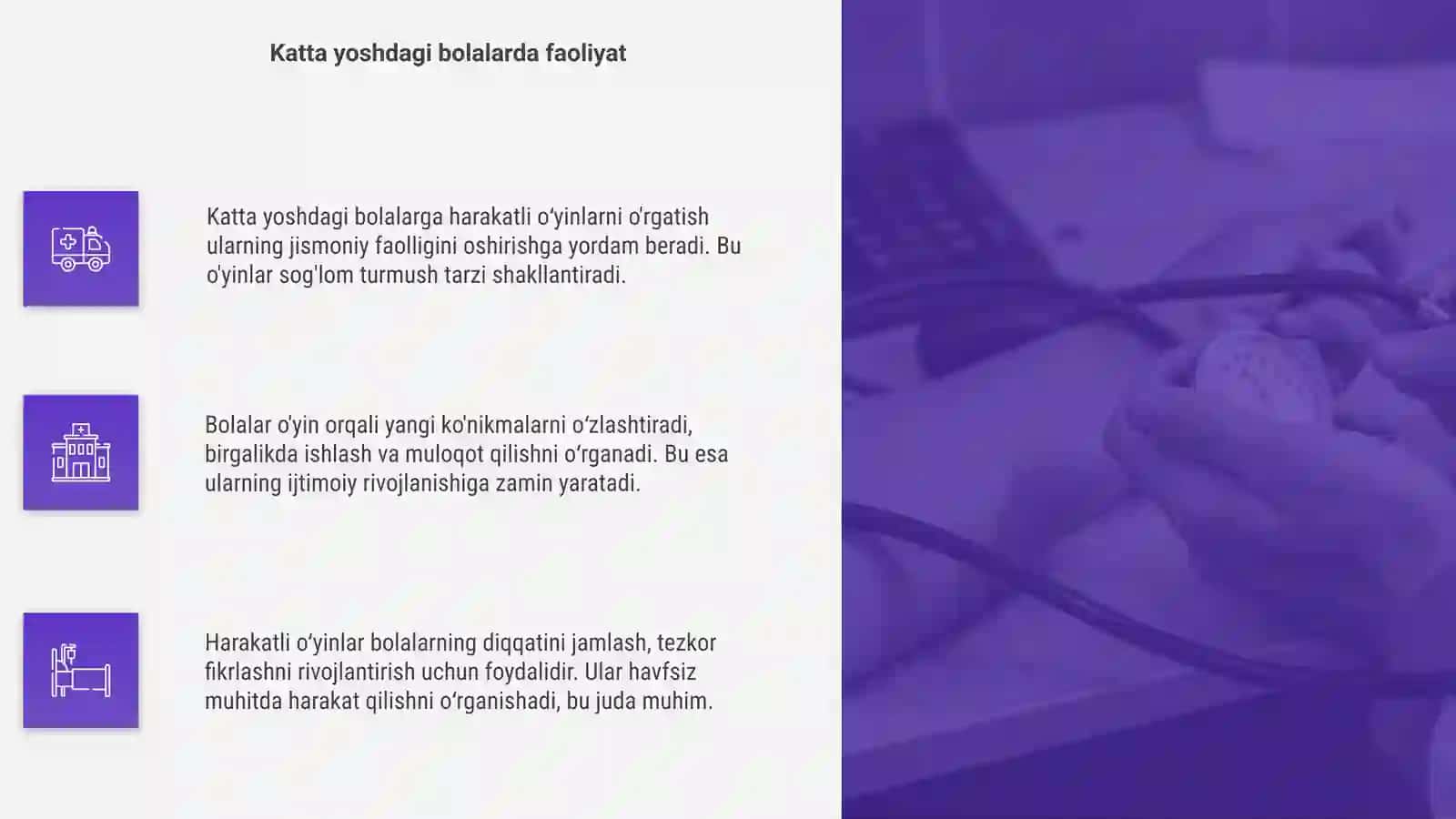 Harakatli oʻyinlarni o'rgatish 4