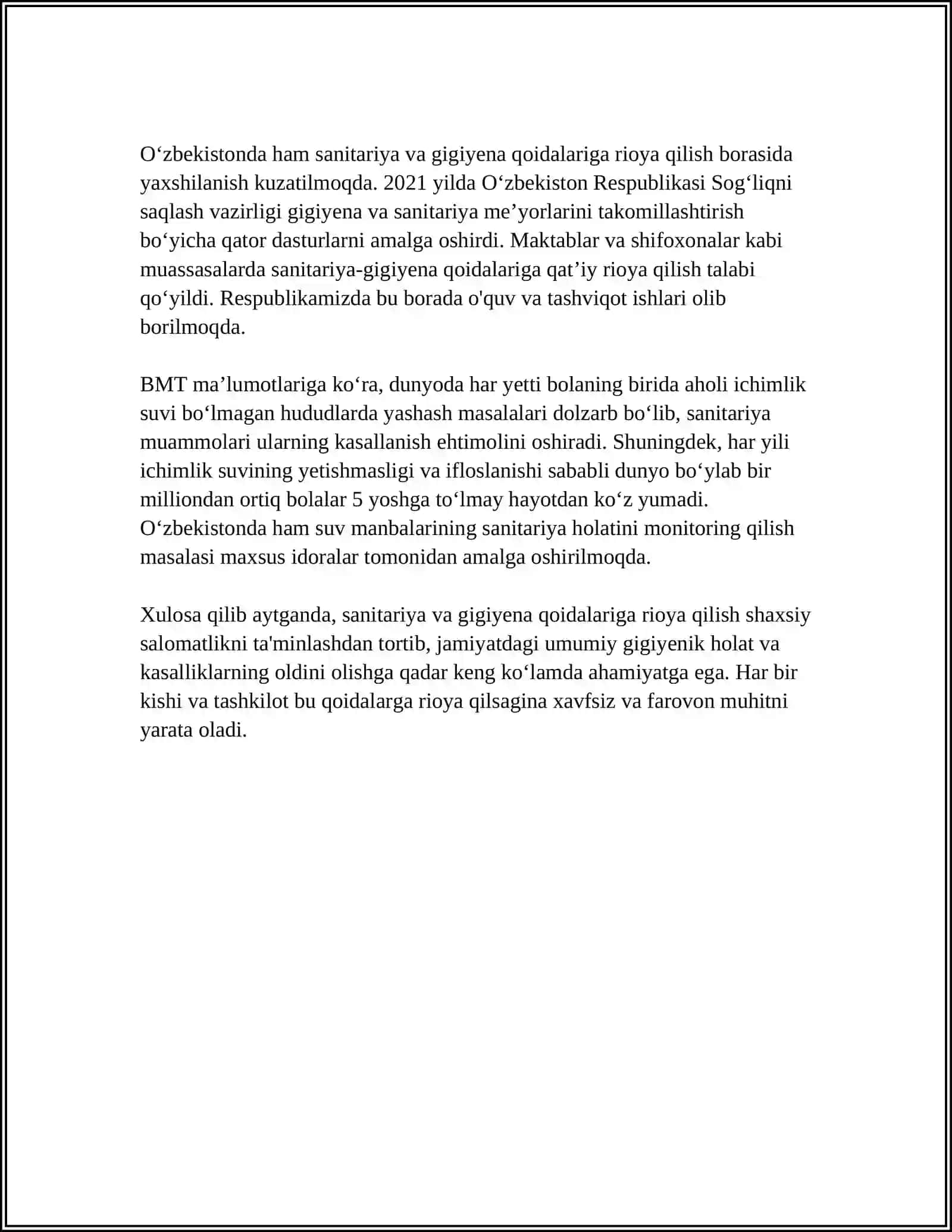 SANITAR HIMOYA HUDUDLARI VA UNING AHAMIYATI 4