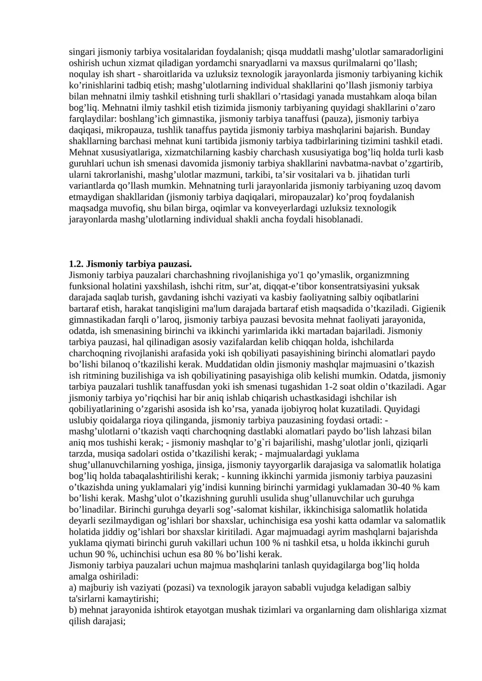Mehnatni ratsional tashkil etishda jismoniy tarbiyaning ahamiyati 4