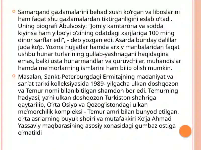 Amir temur va temuriylar davri tarixshunosligi, XVI-XIX asr xonliklar davri tarixshunosligi 4