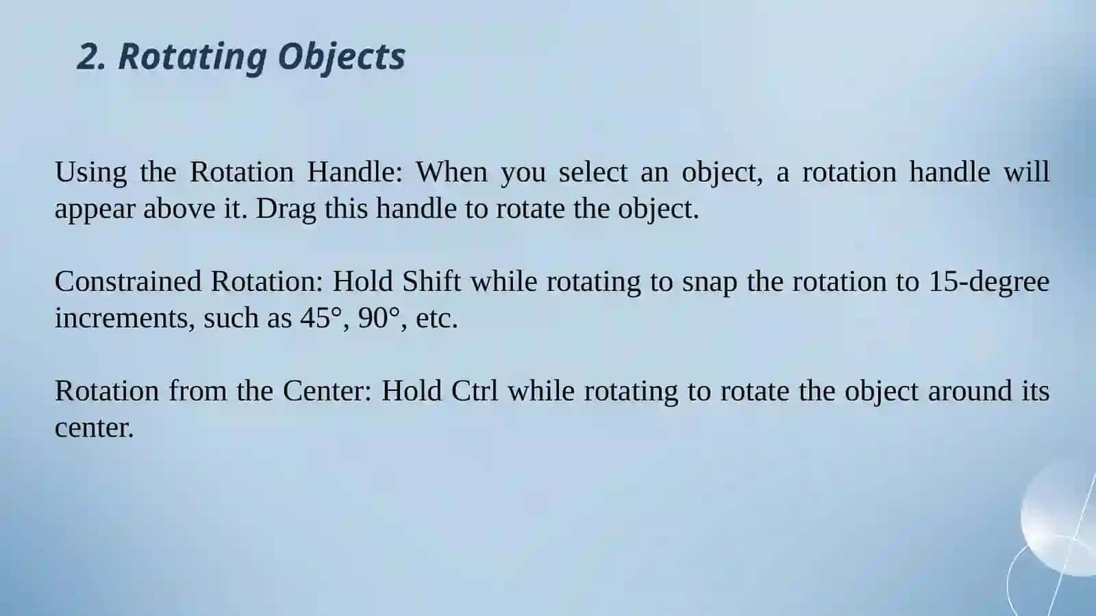CorelDRAW: Composition and Object Manipulation 4