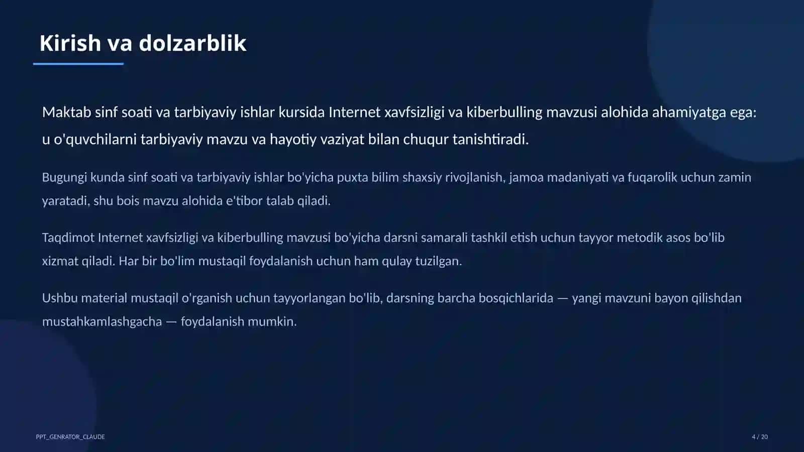 Internet xavfsizligi va kiberbulling 4