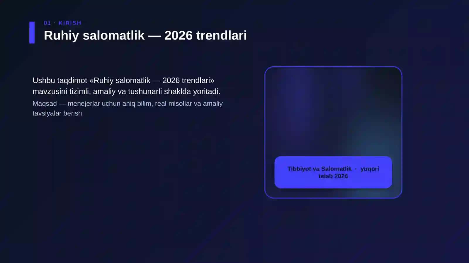 Ruhiy salomatlik — 2026 trendlari 4