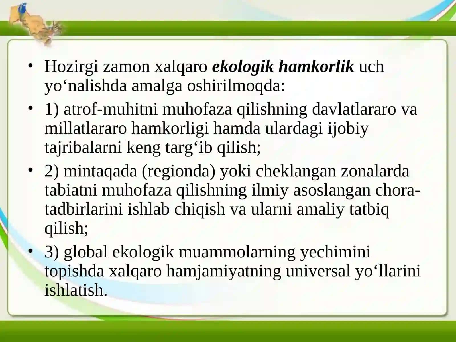 Atrof-muhitni xalqaro-huquqiy muhofaza qilish 4