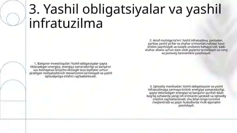 Yashil Iqtisodiyot "Ni Rivojlantirishning Moliyaviy Va Nomoliyaviy Mehanizimlari 4